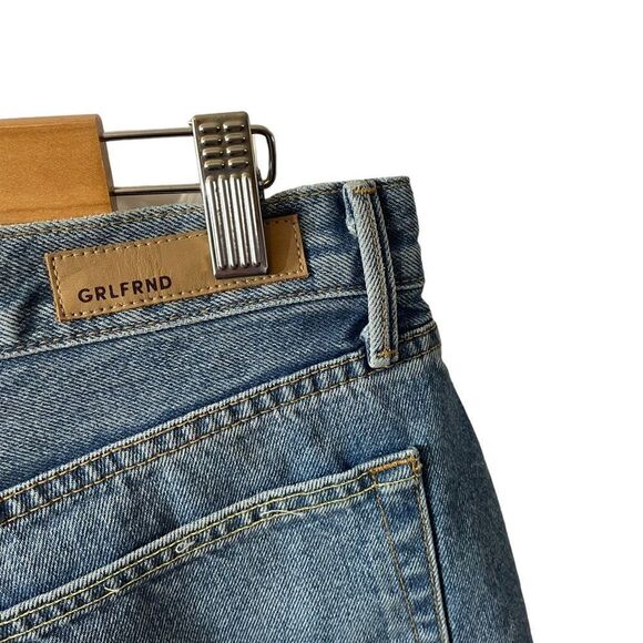 GRLFRND Helena Jean Revolve Two Face Silver Leather Splice Size 29 - Picture 7 of 10